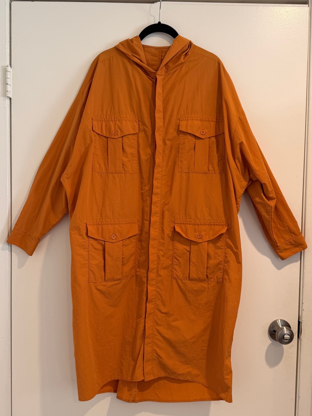 Moussy Vintage Lightweight Anorak Jacket Water Resistant Nylon OSFM - Picture 2 of 7